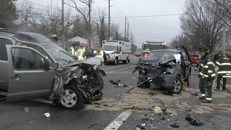 One driver suffered serious injuries in a two-car, head-on collision...