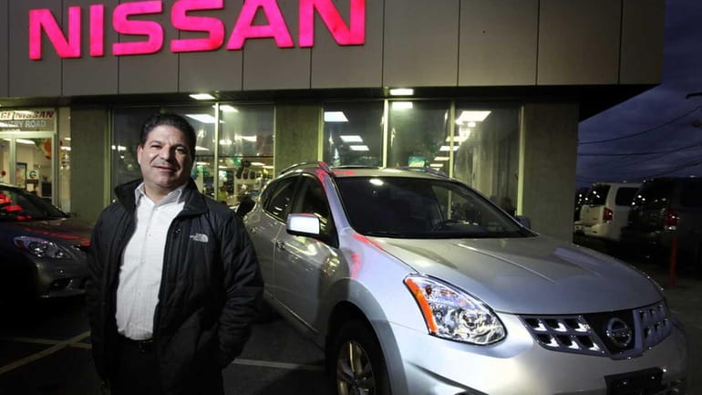 Keith Chaikin, the general manager of Advantage Nissan in Westbury,...