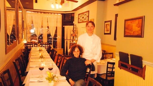 Photographs of the restaurant Bistro du Village, at 172 Main...