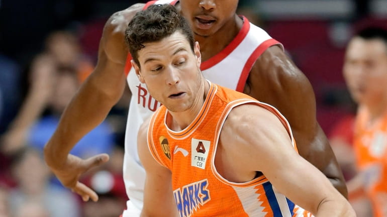  Shanghai Sharks guard Jimmer Fredette- who recently signed with the...