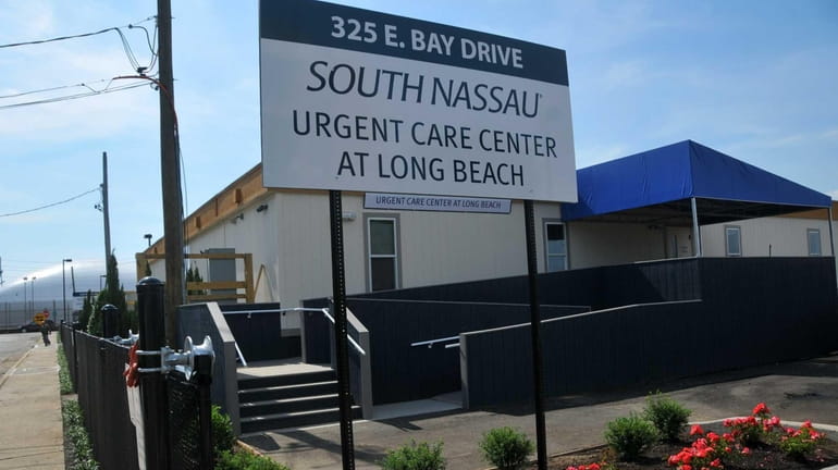 Exterior of the new South Nassau Urgent Care Center at...