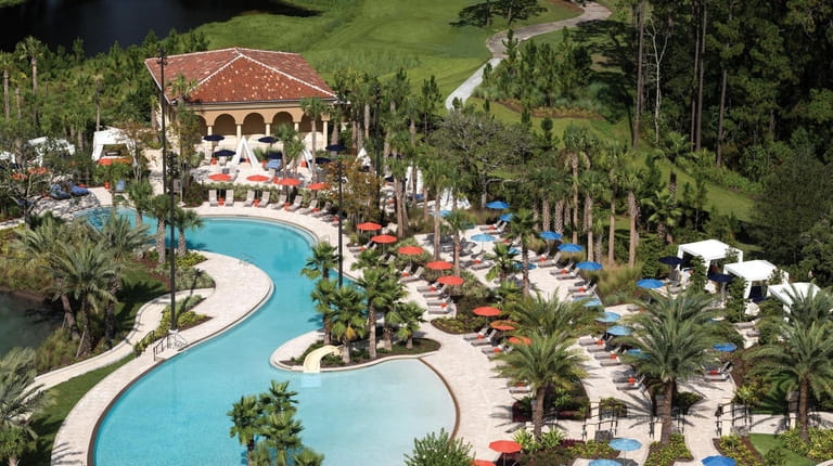 The Four Seasons Orlando's Explorer family pool.