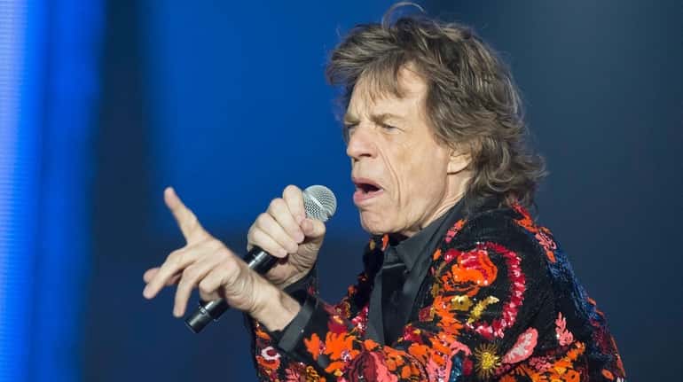  Mick Jagger of the Rolling Stones performs during the band's...