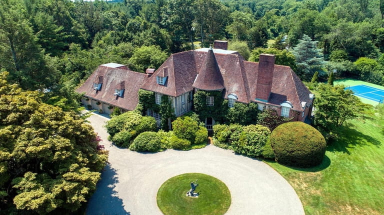 Priced at $7.3 million, this historic 1937 mansion on Muttontown...