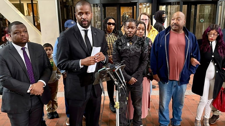 Attorney Bakari Sellers and family of Ricky Cobb II discussed...