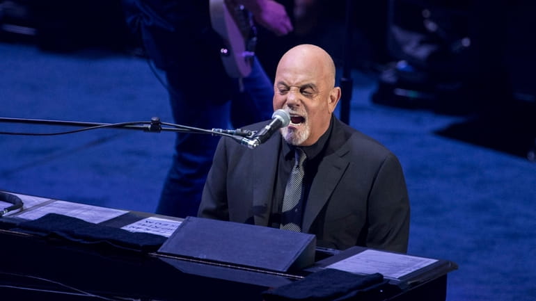 Billy Joel performs at NYCB Live's Nassau Veterans Memorial Coliseum...