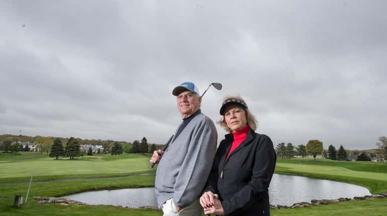 Avid golfers Paul and Vera Valentino at The Greens, their...