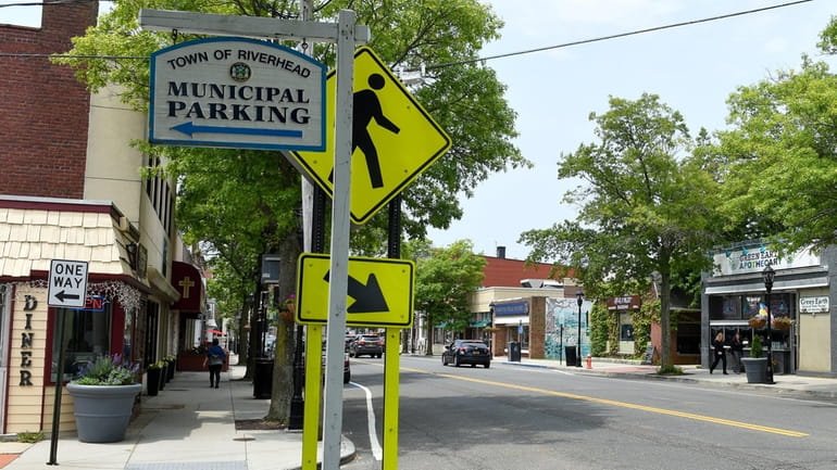 Riverhead Town's 2020 Strategic Parking Plan identified Griffing Avenue and...