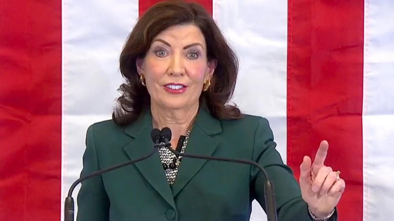 Gov. Kathy Hochul signed a number of bills into law...