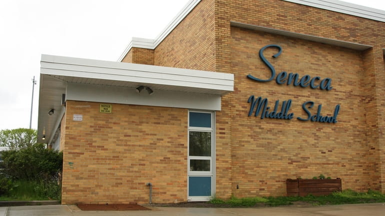Seneca Middle School in Holbrook is shown on May 4, 2011.