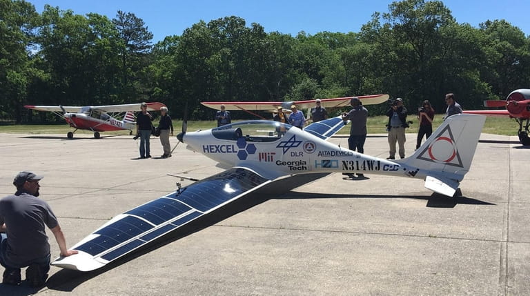 Luminati Aerospace introduces its new solar-electric aircraft on Friday, June...