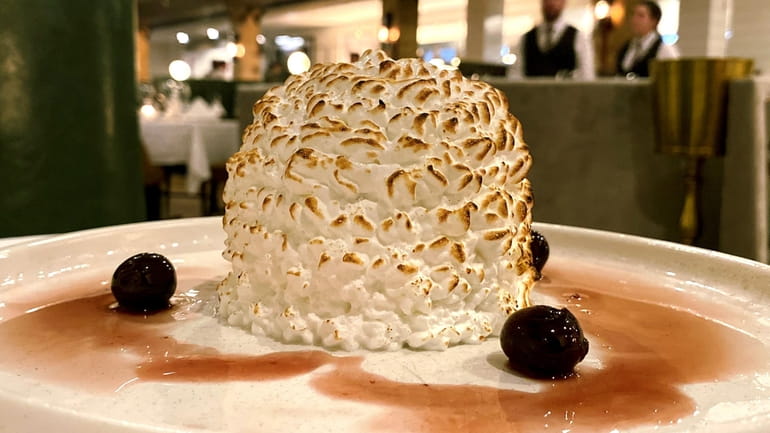 Baked Alaska is the star of the dessert menu at...