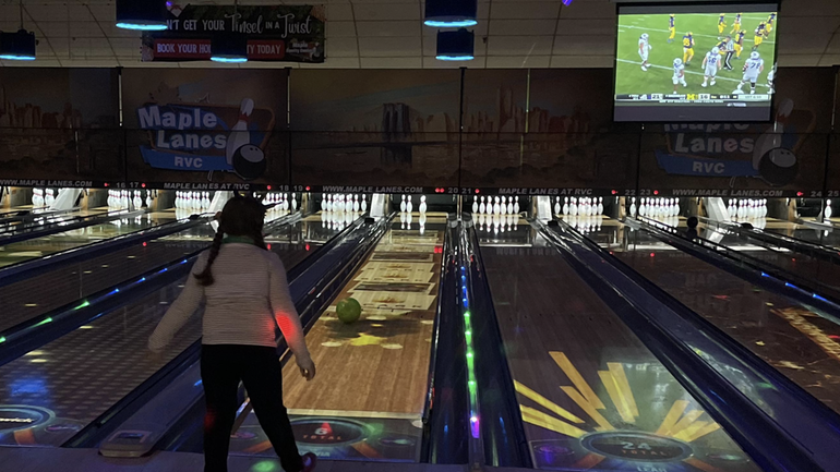 Spark brings some extra fun to bowling at Maple Lanes...