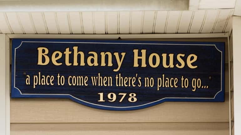 The sign outside Bethany House in Roosevelt, shown Friday.