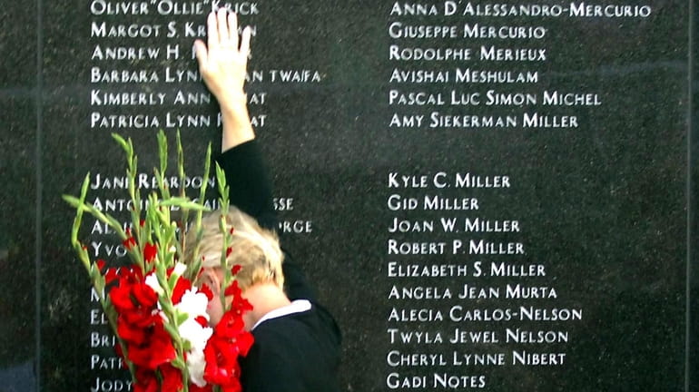 Loved ones are remembered at the TWA Flight 800 Memorial...