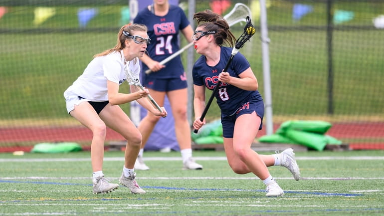 Kelly Callaghan of Cold Spring Harbor Seahawks during the Girls...