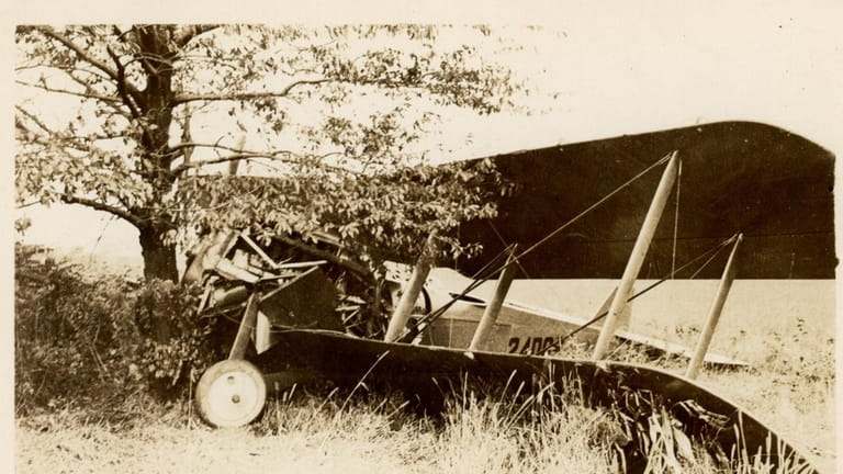 The pilot of this DH-4, Col. Townsend F. Dodd, was...