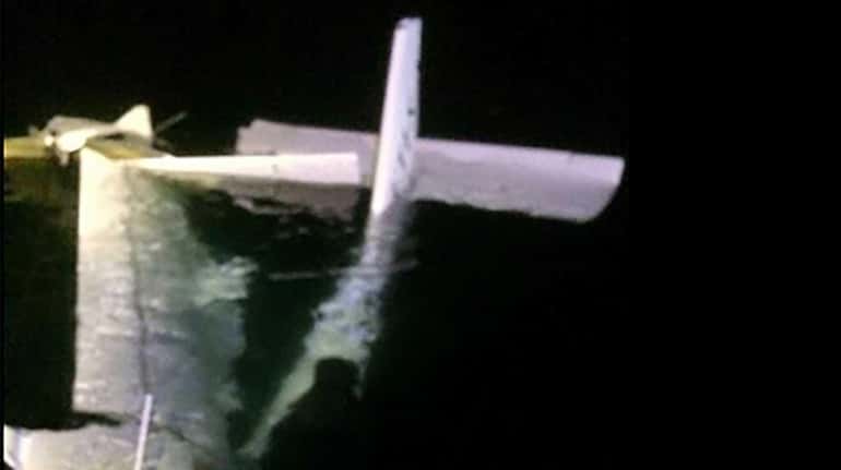 A small plane is found off the coast of Breezy...