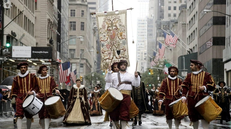The Columbus Day Parade in New York City in 2017.