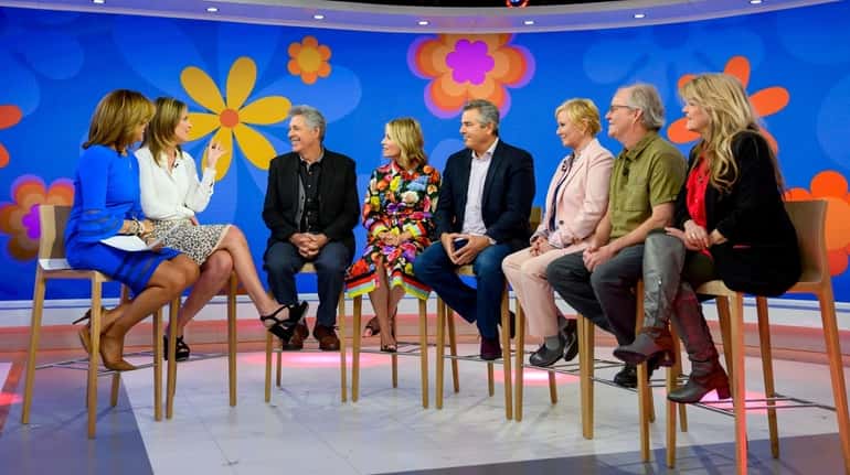 The Brady Bunch cast were reunited on NBC's "Today" show...