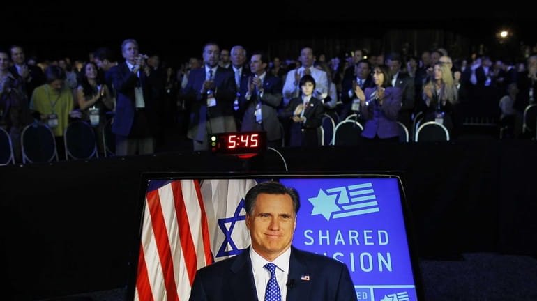 Republican presidential candidate and former Massachusetts Gov. Mitt Romney is...