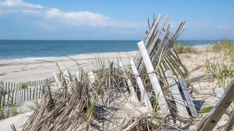Tiana Beach, off of Dune Road in East Quogue, is...