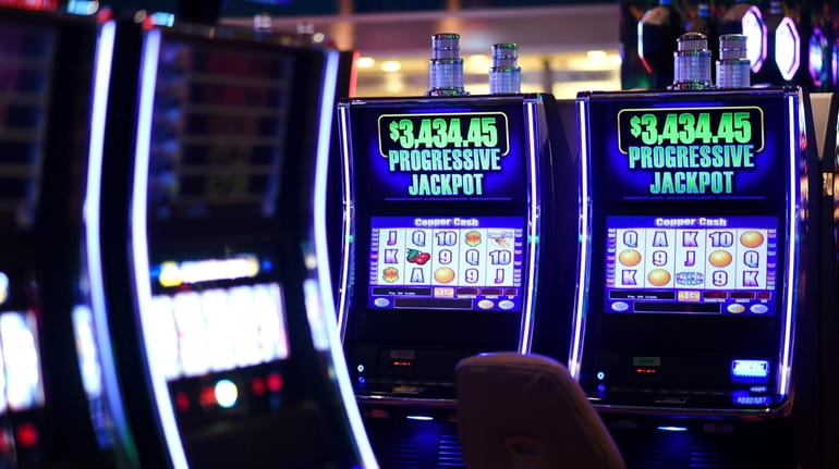 Video Lottery Terminals at Resorts World Casino at Aqueduct Racetrack.