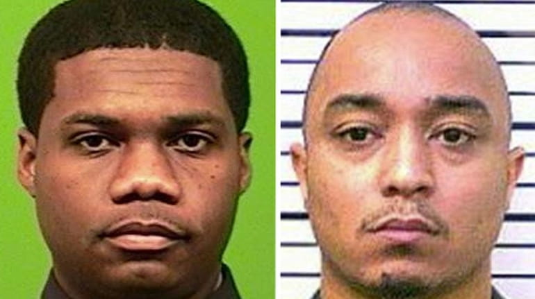 NYPD Officer Randolph Holder, left, was fatally wounded in a...