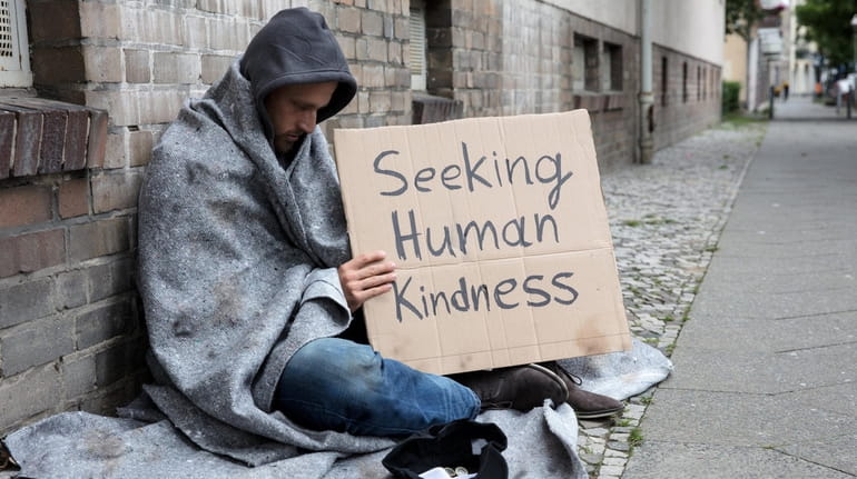 Whether to give to beggars on the street is a...