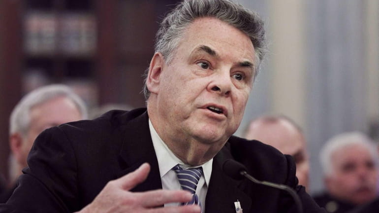 FILE: Rep. Peter King (R-Seaford) on Capitol Hill on Feb....
