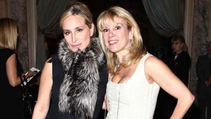 Sonja Morgan (L) and Ramona Singer (R) of "The Real...