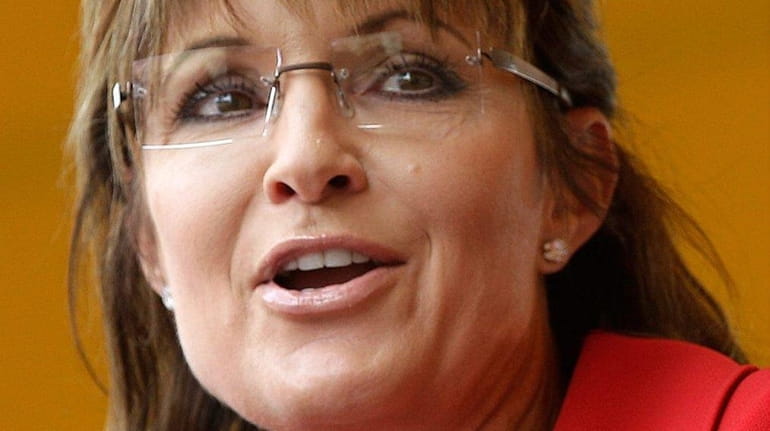 Former Alaska governor and GOP vice presidential candidate Sarah Palin...