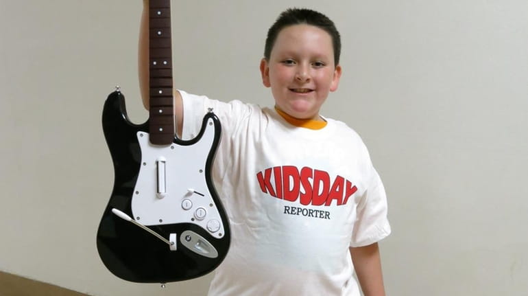 Kidsday reporter Jayson Espinel  tested Rock Band 4.