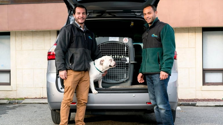 Chris, left, and Tony Filippelli of World Wide Pet Transport...