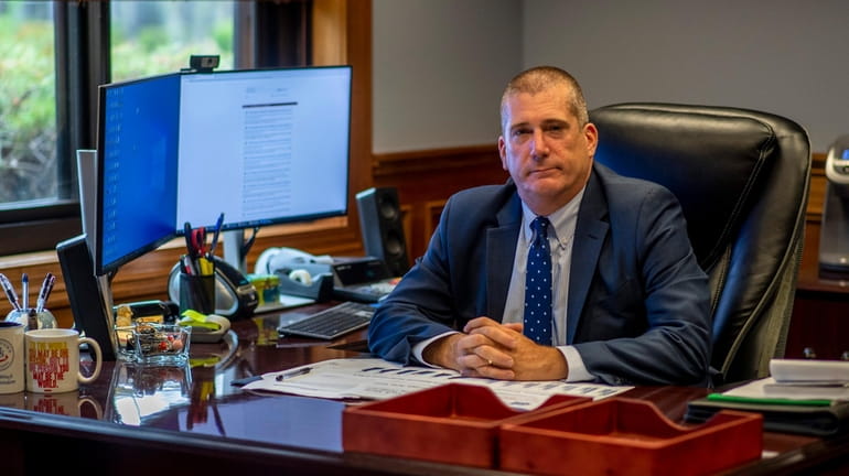 Levittown Superintendent Todd Winch, seen in 2022, called the incidents "completely...