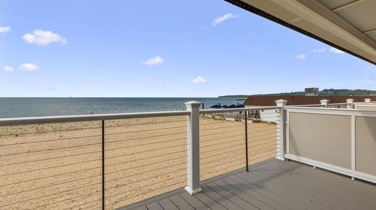 This one-bedroom, one-bath bayfront co-op on Navy Road in Montauk...