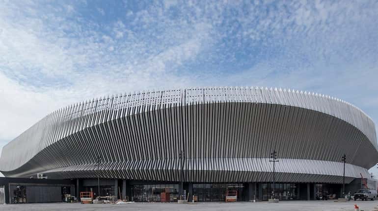 The new Nassau Coliseum in Uniondale, as seen on March...
