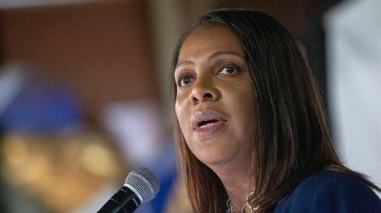 New York State Attorney General Letitia James announces an additional...