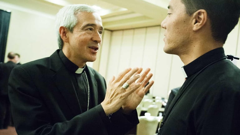 Archbishop Jorge Carlos Patron Wong, secretary for seminaries for the...