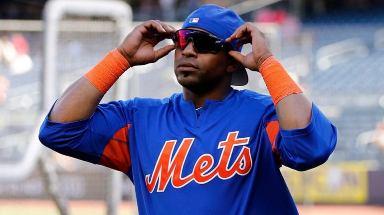Yoenis Cespedes played in Friday night's game, but aching heels...