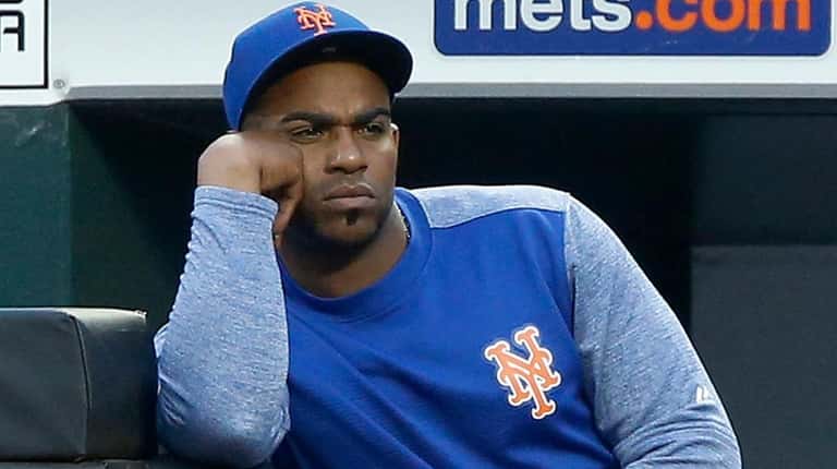 Yoenis Cespedes at Citi Field on July 24, 2018.