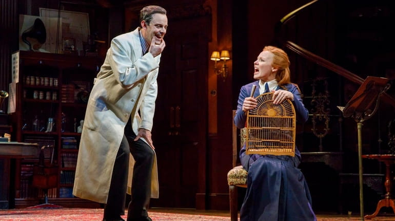 Harry Hadden-Paton and Lauren Ambrose in Lincoln Center Theater's "My...