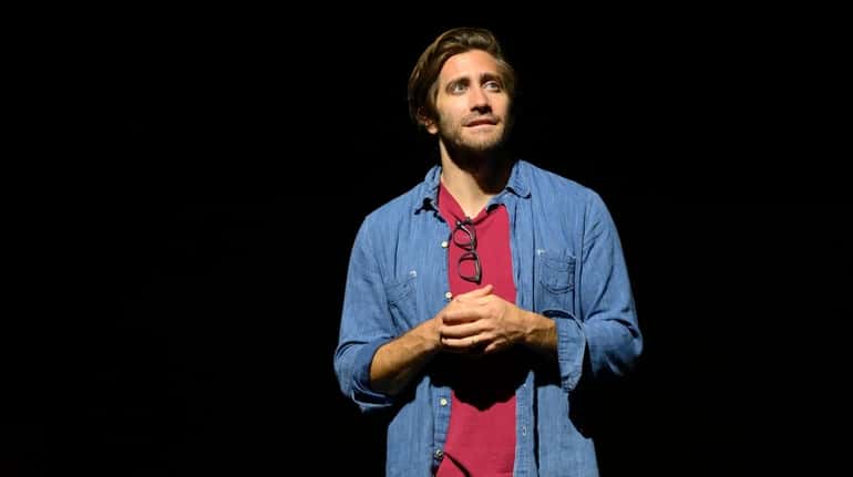 Jake Gyllenhaal plays a new father in "Sea Wall/A Life" on Broadway.