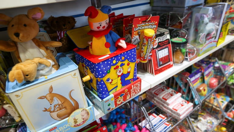 Vintage toys at Bobb Howard's General Store in New Hyde...