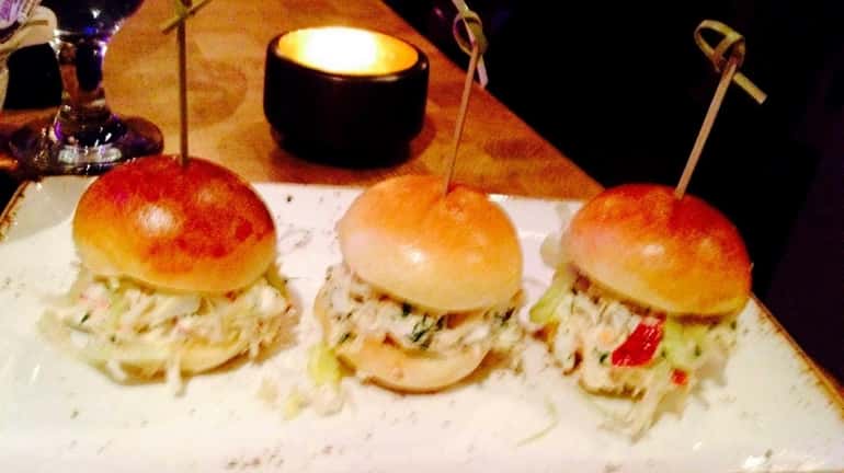Lobster sliders are served at Imperial Meat Company in Huntington....