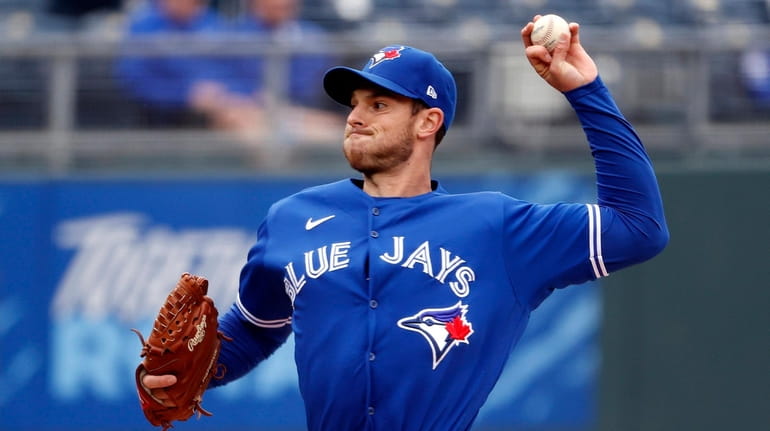 Steven Matz of the Toronto Blue Jays pitches during the...