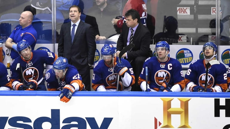 New York Islanders assistant general manager and assistant coach Doug...