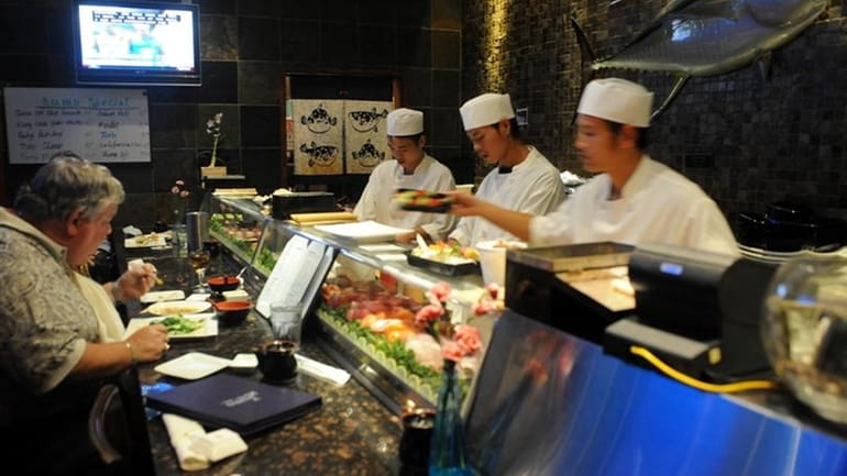 Photo of Sushi bar at Kumo Sushi in Plainview on...