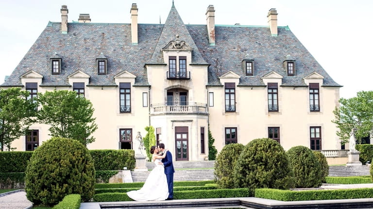 Oheka Castle in Huntington is a popular place for weddings;...