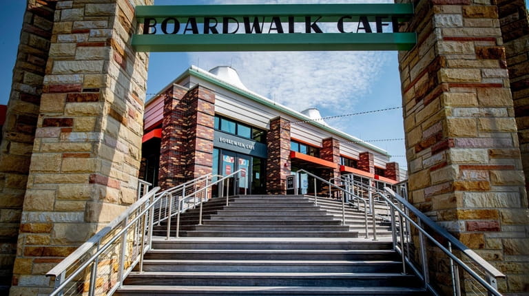 The Boardwalk Cafe at the central mall at Jones Beach...